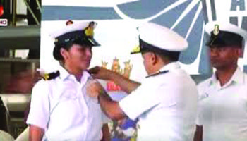 Shivangi, 1st Indian navy pilot, takes off from Kochi