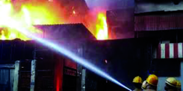 Fire breaks out again in two factories in Narela industrial area in the capital