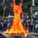 Army conducts flag march in Guwahati as Assam burns