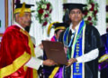 President’s pat for girl students’ of Pondicherry University for Academic Excellence