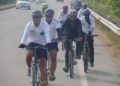 Cycle expedition: Navy personnel create awareness on coastal security