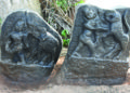 Archaeologists discover two 15th century hero stones near Pollachi