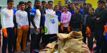 Kiren Rijiju participates in grand finale of 50 cities plogging run