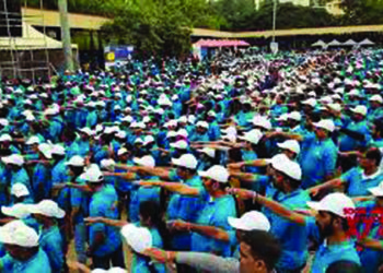 A walkathon for “Save water, Save Life’’; thousands took pledge to conserve water