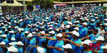 A walkathon for “Save water, Save Life’’; thousands took pledge to conserve water