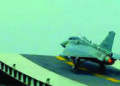 Naval version of Tejas LCA lands on INS Vikramaditya for first time