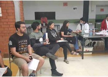 Armed Forces officers organize blood donation camp at IIM Ahmedabad