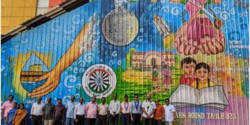 Schoolchildren show their different strokes at ICG Raising Day celebrations