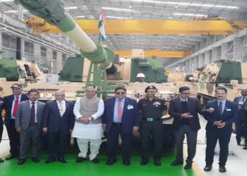 Rajnath Singh flags off 51st K-9 Vajra at L&T gun-making facility