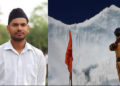 RSS man holds ‘shakha’ on Everest, flies pro-CAA banner on highest peak outside Asia