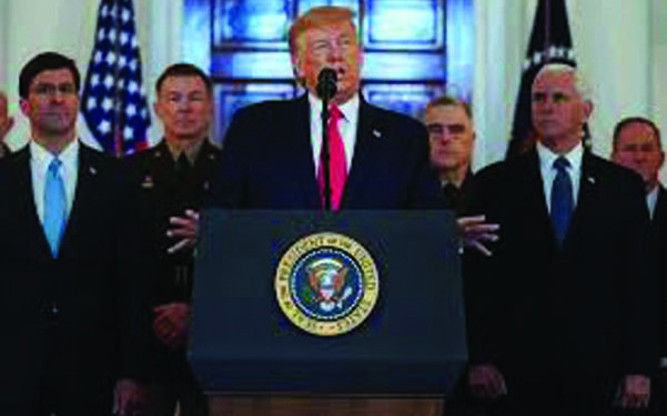 No Americans were wounded in Iranian missile attack, says Trump