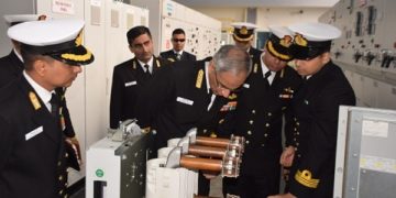 Chief of Naval Staff Admiral Karambir Singh visits INS Valsura in Jamnagar