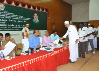 Vellore dist admn holds meeting on reorganisation of villages