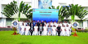5 day vessel search technique training course for ICG by Australian Border Force begins