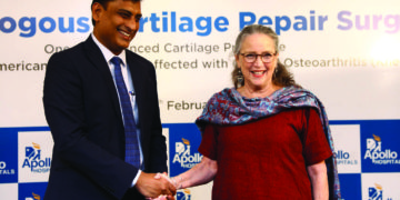 Apollo Hospitals successfully performs One-Step Minced Cartilage Procedure on a 69 year old US woman