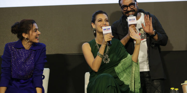 Dia Mirza seen along with her Thappad co-stars at a special screening and panel discussion