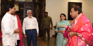 Reliance CMD Mukesh Ambani meets AP CM Jagan Mohan Reddy