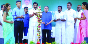 Chief Minister inaugurates SCF cricket ground near Salem