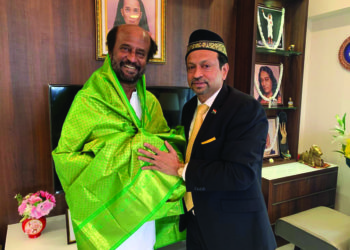 Haj Association Chairman meets Rajinikanth, claims the meeting as courtesy call
