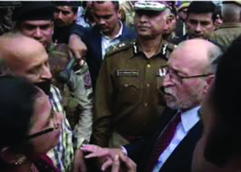 Delhi Lt. Governor Anil Baijal visits riot-hit Northeast Delhi, takes stock of situation