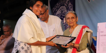 US-based Gandhian Society fetes 15 unsung Gandhians at Gujarat Vidyapith
