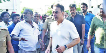 Me and director Shankar escaped death by a whisker, says Kamal, gives Rs.1 cr