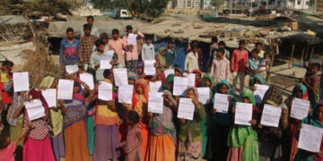 Ahead of Trump’s visit, Ahmedabad Municipal Corporation asks slum-dwellers to vacate