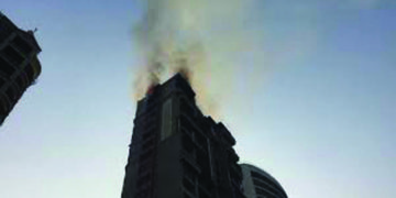 Fire breaks out at high-rise building in Navi Mumbai