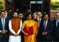 Finance Minister Nirmala Sitharaman leaves for Parliament with ‘Bahi Khata’ to present Budget 2020   