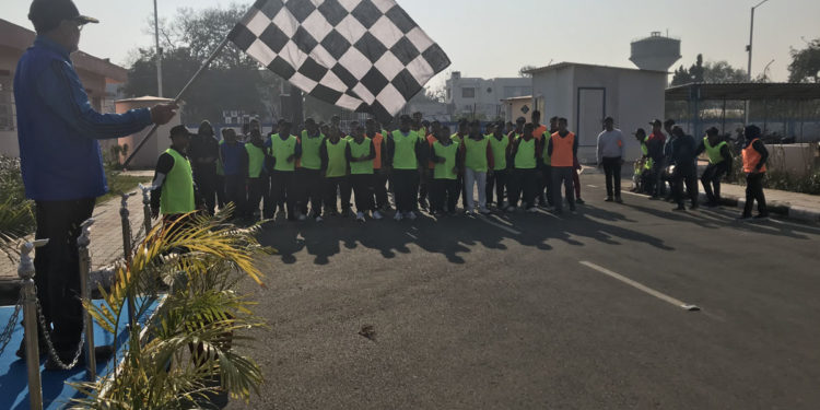 Air Warriors pay homage to Gandhiji by undertaking 50-km night walkathon