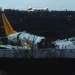 A passenger plane skidded off the runway and broke into pieces in Turkey; 52 injured