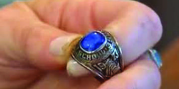 Lady luck: woman’s ring lost in US surfaces in Finland forest after 47 years