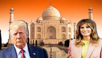 BJP-ruled Uttar Pradesh and Gujarat vie with each other in impressing Trump