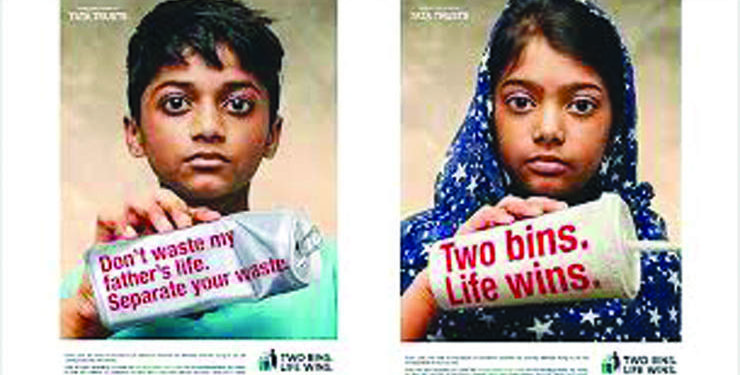 Tata Trusts’ launches #TwoBinsLifeWins campaign to give voice for conservancy workers, their families