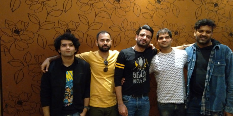 The Yellow Diary Music Band visits Ahmedabad to promote song Rab Raakha 