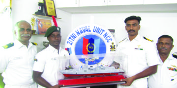Naval NCC Cadet of Madurai Unit selected for International Overseas Deployment