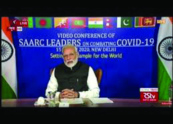 Video conference with SAARC Heads of States: Prime Minister Modi moots emergency fund to combat coronavirus; pledges to contribute $ 10 Million