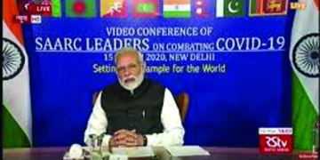 Video conference with SAARC Heads of States: Prime Minister Modi moots emergency fund to combat coronavirus; pledges to contribute $ 10 Million