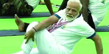 Prime Minister Narendra Modi shares his fitness routine during lockdown in social media