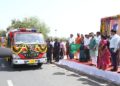 CM dedicates advanced firefighter vehicles worth Rs.15 cr to 38 municipalities