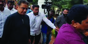 Actor Kamal Hassan appears before CCB in connection with crane mishap inquiry at Indian 2 shooting