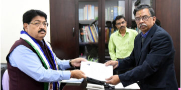 Parimal Nathwani files nomination for Rajya Sabha from Andhra Pradesh