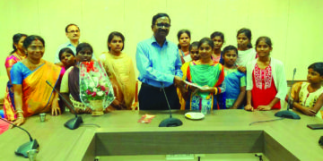 Girls’ education: PWD woman employees loosen their purses, donate Rs. 17K to NGO
