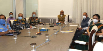 Do not allow adversaries to take advantage of India’s focus on COVID-19: Rajnath to military
