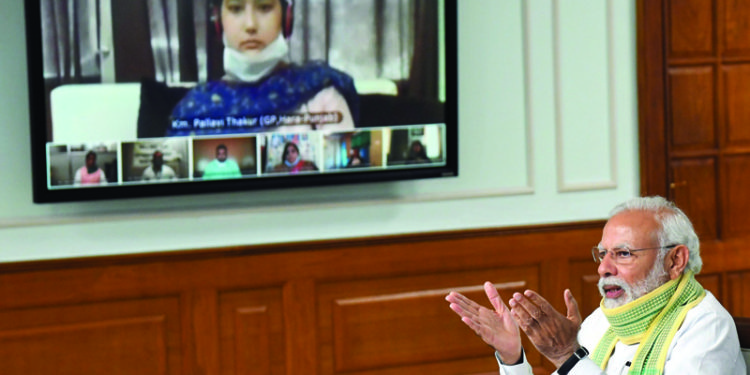 Drink kadha, do pranayama to boost immunity, Modi tells village heads