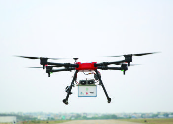 Start-up founded by IIT Guwahati alumni develops, deploys drones for spraying disinfectant in public spaces to prevent COVID-19