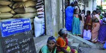 Free rice scheme issue: Minister stages sit-in Dharna at Puducherry Raj Nivas