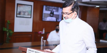 Banker Suresh N Patel takes oath through video-conference as Vigilance Commissioner