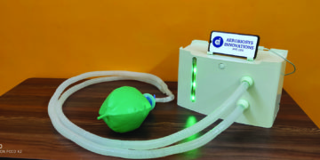IIT Hyderabad CfHE-incubated Startup develops Low-Cost & Portable Emergency Use Ventilator