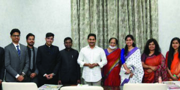 New batch of IAS officers meets Andhra Pradesh CM
